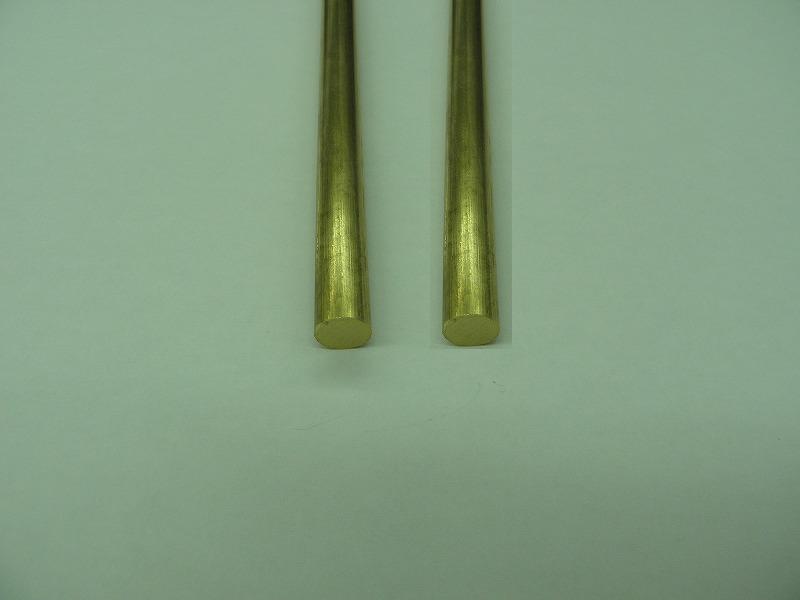 真鍮丸棒 直径2～9mm 約1m（2本入り） | Metal-super.com